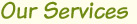 Our Services
